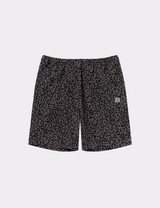 LEOPARD PATTERNED SWEAT SHORTS