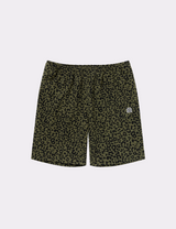 LEOPARD PATTERNED SWEAT SHORTS