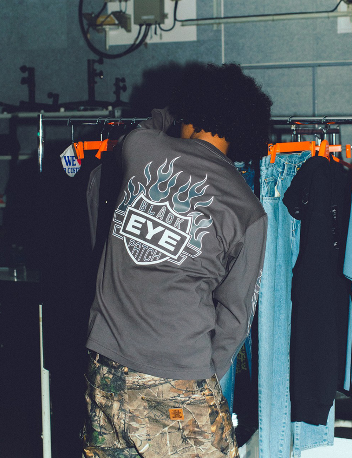 FLAME RIDER LOGO L/S TEE