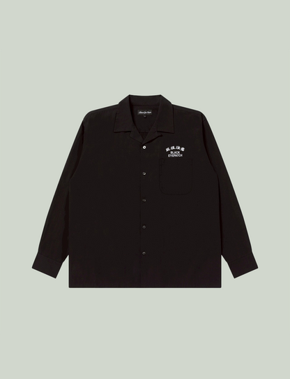 HWC EMBROIDERED OPEN COLLARED L/S SHIRT