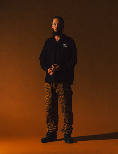 HWC EMBROIDERED OPEN COLLARED L/S SHIRT