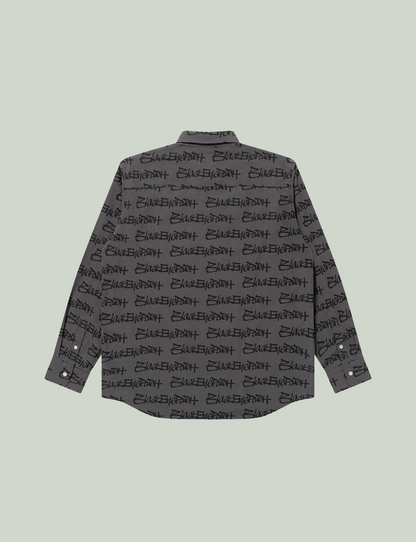 FASTHAND SCRIPT COTTON L/S SHIRT
