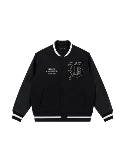 BlackEyePatch - OE BIG B MELTON VARSITY JACKET – The Contemporary