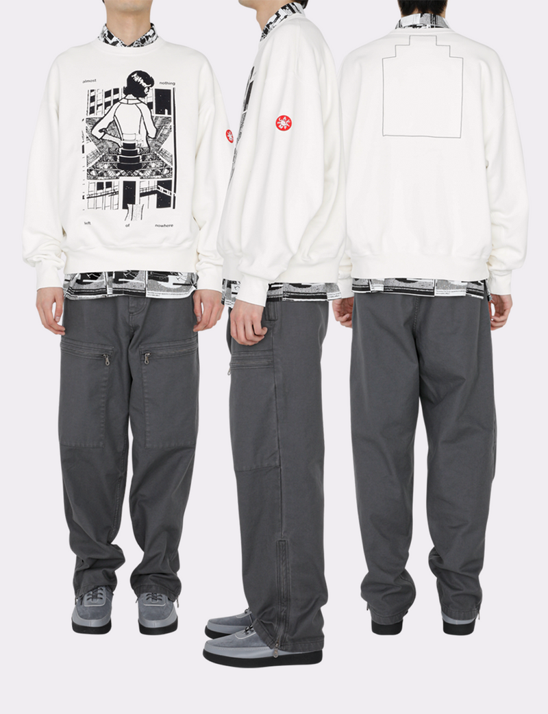 WASHED MD NOTHING CREW NECK