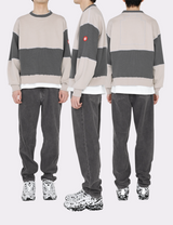 WIDE RIB CUT CREW NECK #2