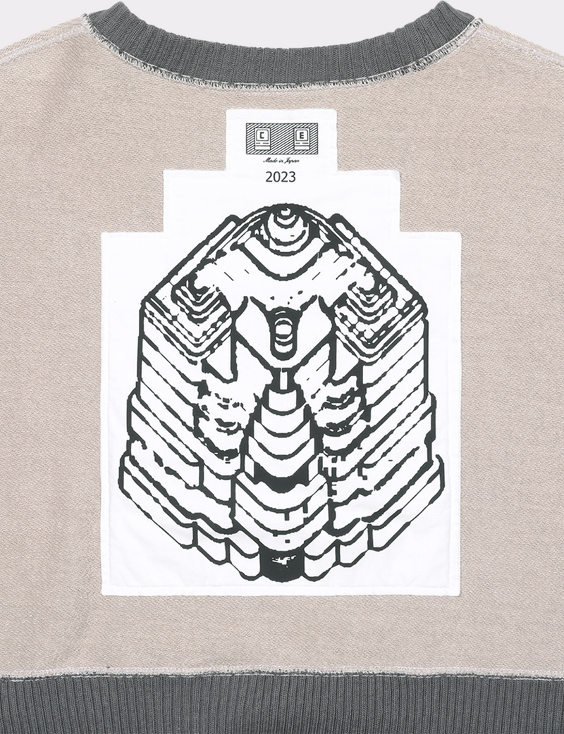 WIDE RIB CUT CREW NECK #2