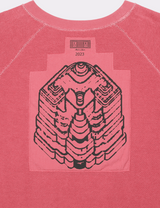 OVERDYE STRIPE SLEEVE BIG CREW NECK