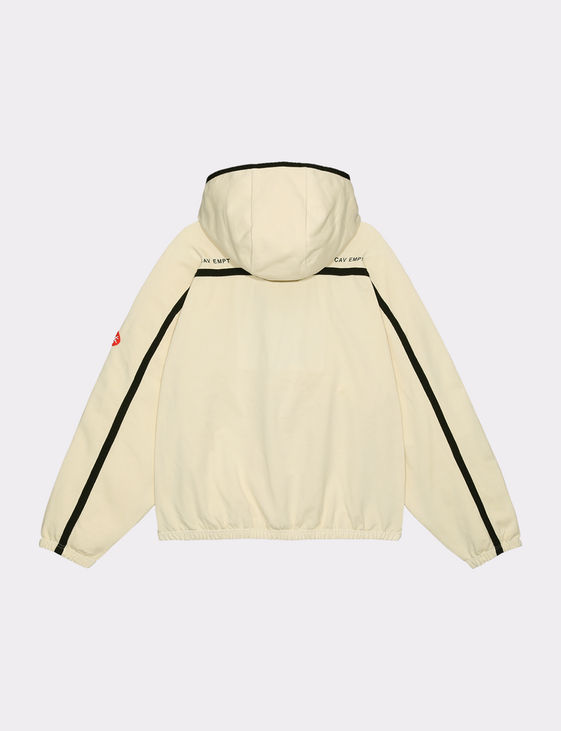 OVERDYE TAPED LIGHT ZIP HOODY