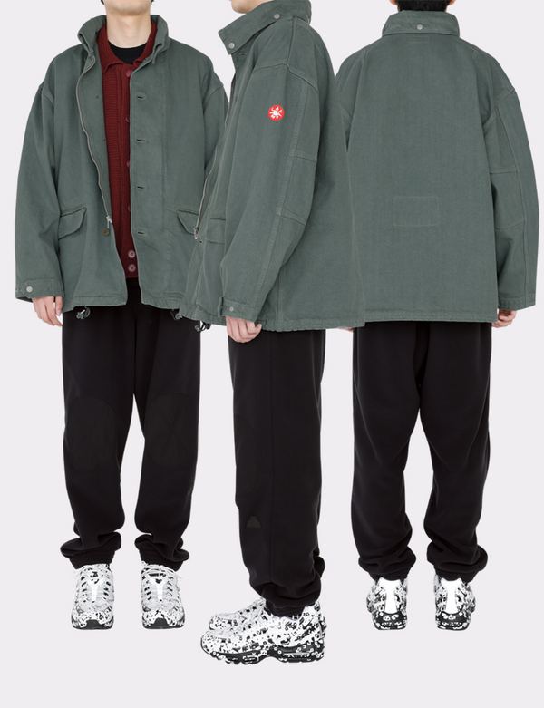 OVERDYE FOLD COLLAR COAT