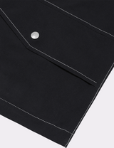 CONTRAST STITCH HOOD ZIP JACKET