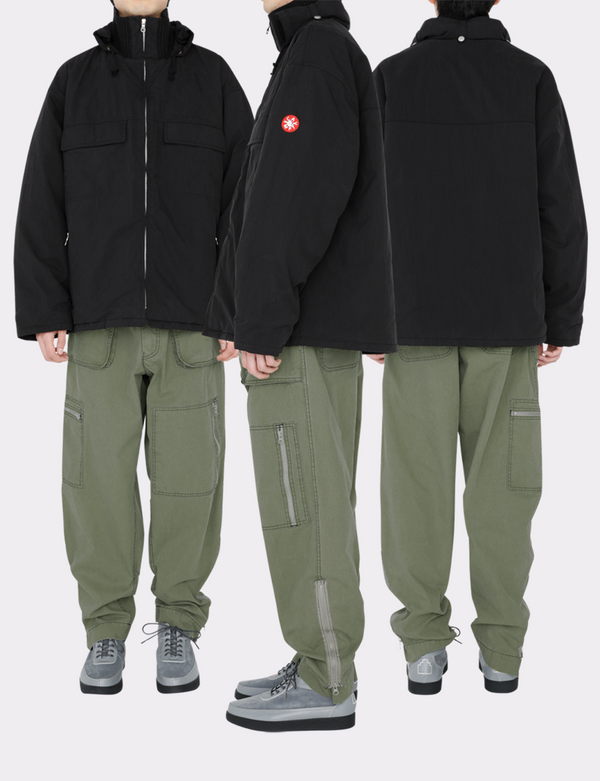 CN RIB COLLAR ZIP JACKET