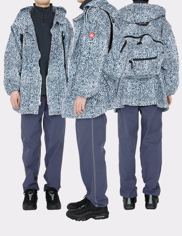 INTERSPERSED C.E DENIM PARKA