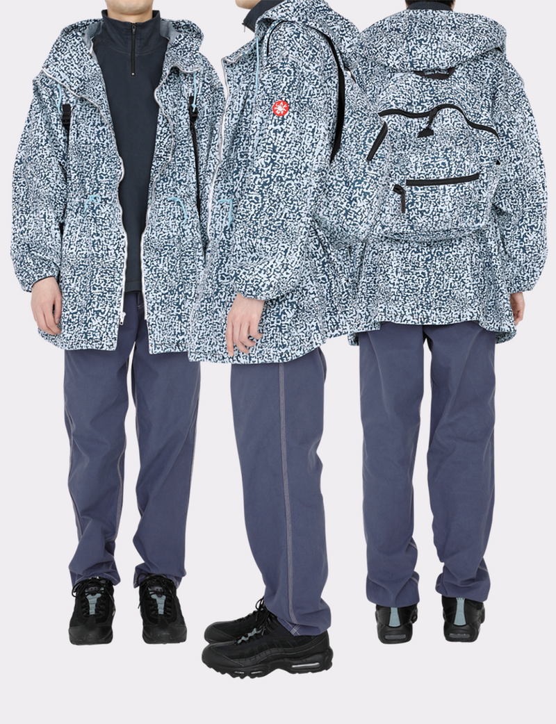 INTERSPERSED C.E DENIM PARKA