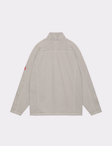OVERDYE HALF ZIP TURTLE LONG SLEEVE T
