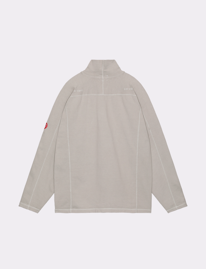 OVERDYE HALF ZIP TURTLE LONG SLEEVE T