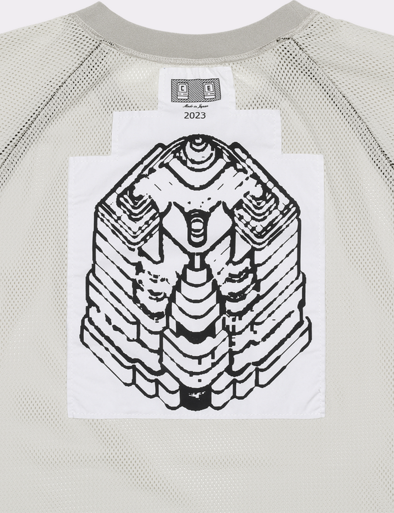 MESH RAGLAN COLOUR LONG SLEEVE T