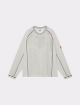 MESH RAGLAN COLOUR LONG SLEEVE T
