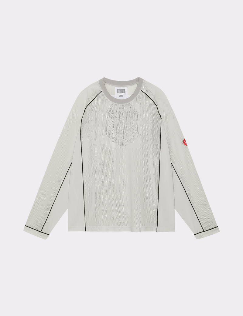 MESH RAGLAN COLOUR LONG SLEEVE T