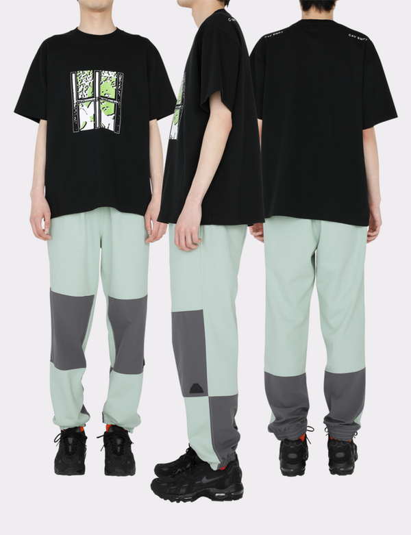 STRETCH KNEE JOG PANTS