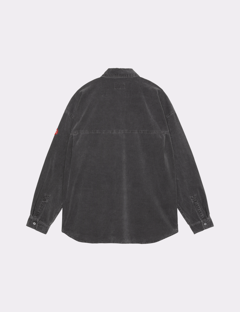 OVERDYE CORD DESIGN BIG SHIRT