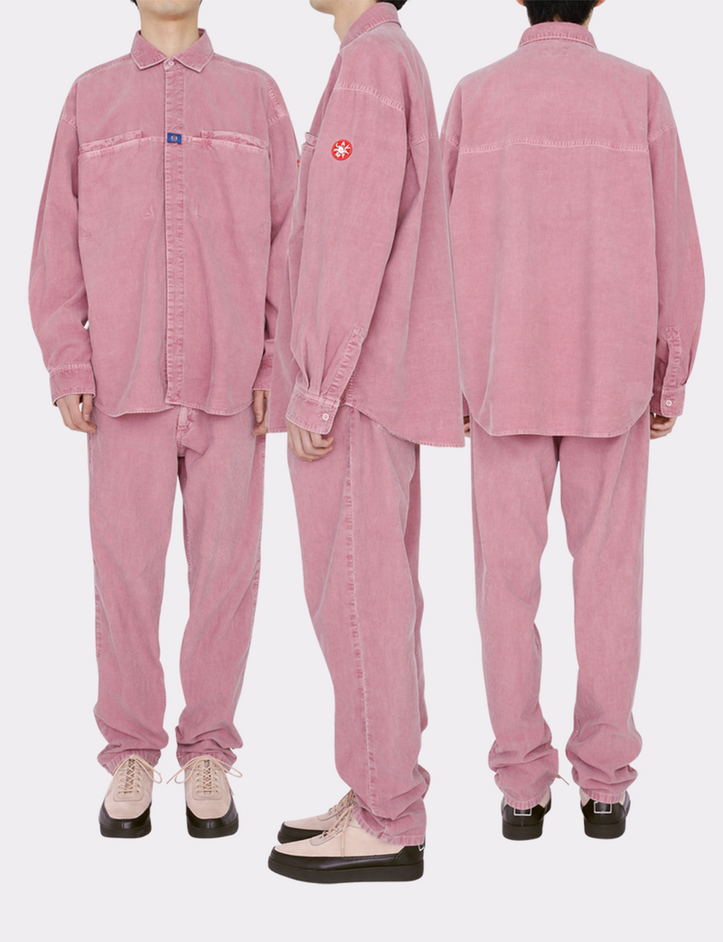 OVERDYE CORD DESIGN BIG SHIRT