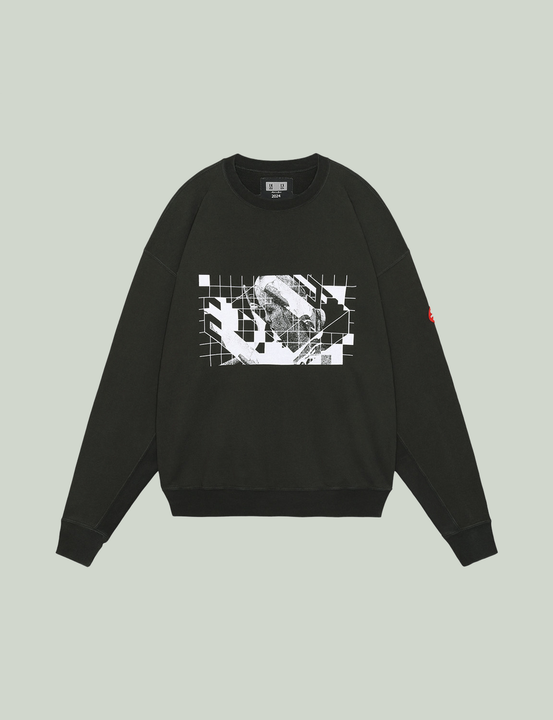 C.E Cav Empt noise fleece crew neck Mサイズ CES27CS27-gry-01.jpg