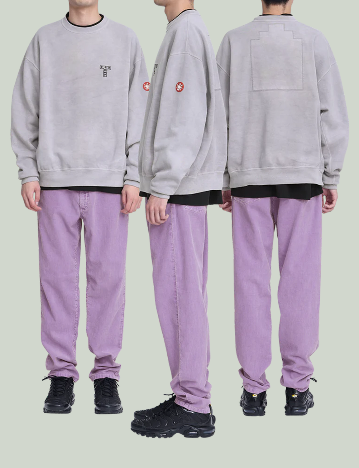 OVERDYE T cav emp CREW NECK