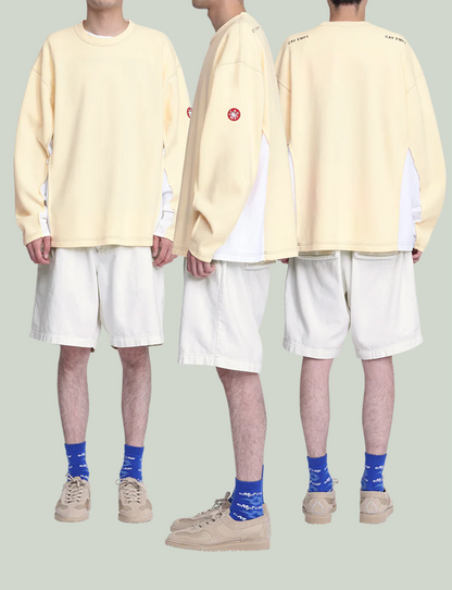 SIDE SEAM DBL KNIT LONG SLEEVE