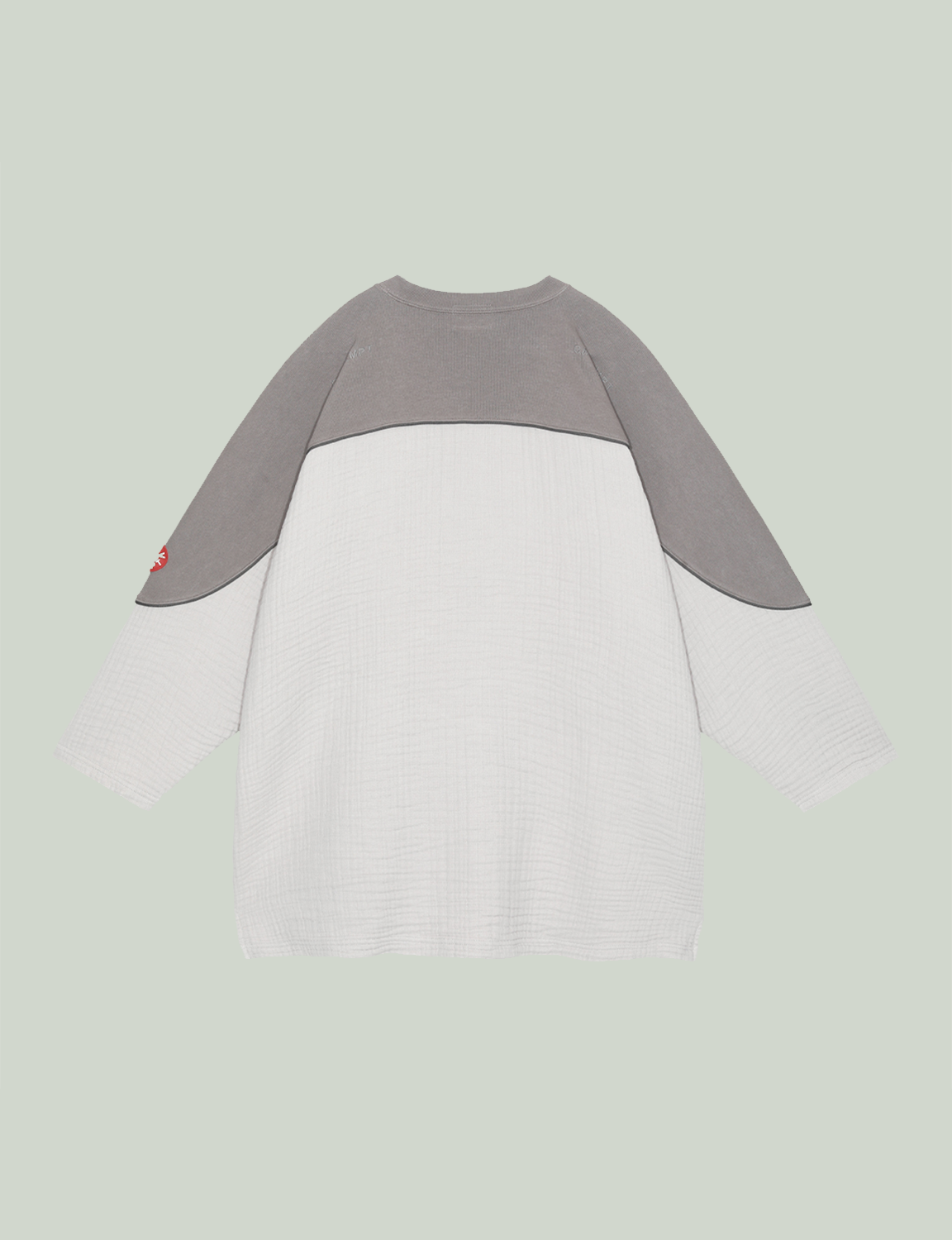 GAUZE FB CREW NECK