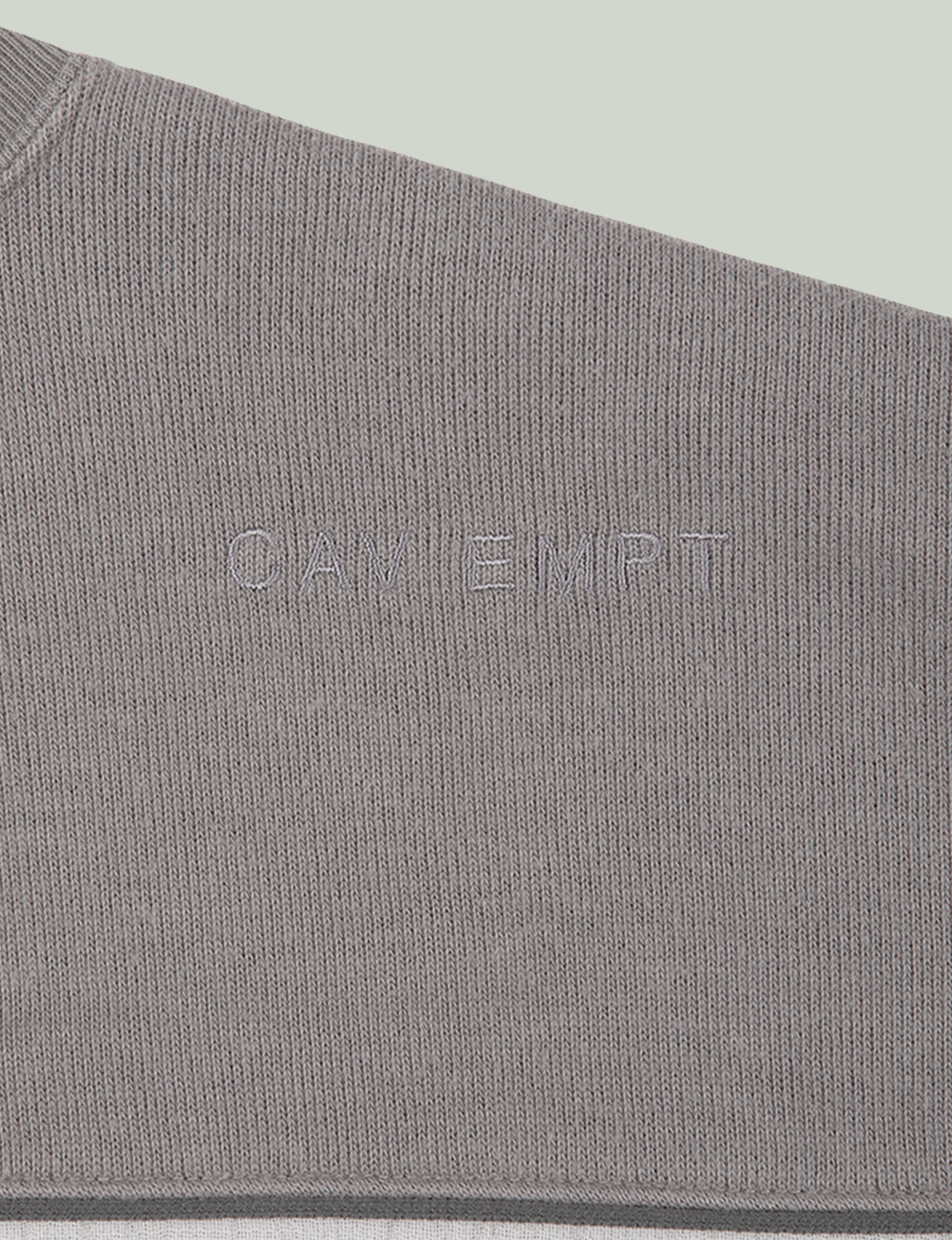 GAUZE FB CREW NECK
