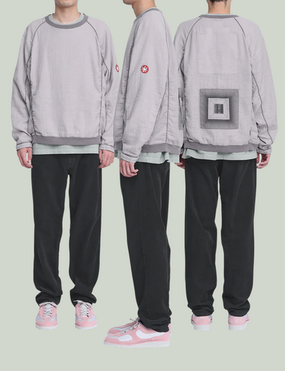 OVERDYE RAGLAN GAUZE LONG SLEEVE