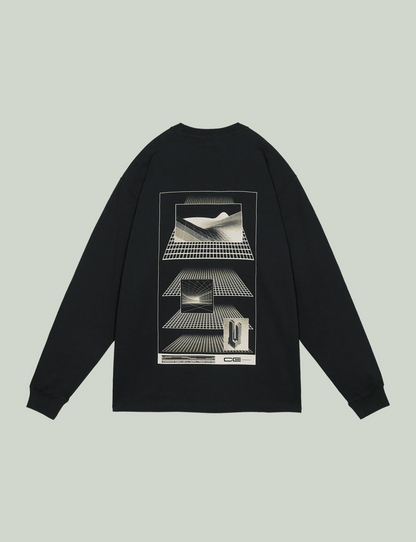 AS DARK PLAN LONG SLEEVE T
