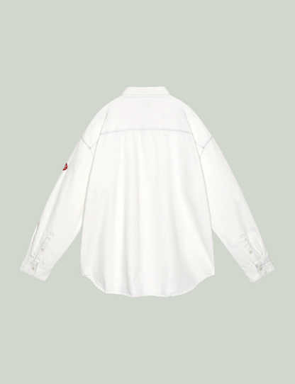 ULT BLEACHED DENIM BIG SHIRT