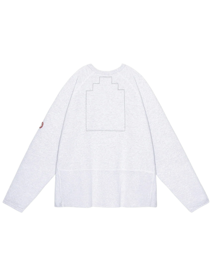 HALF PANEL RIB CREW NECK