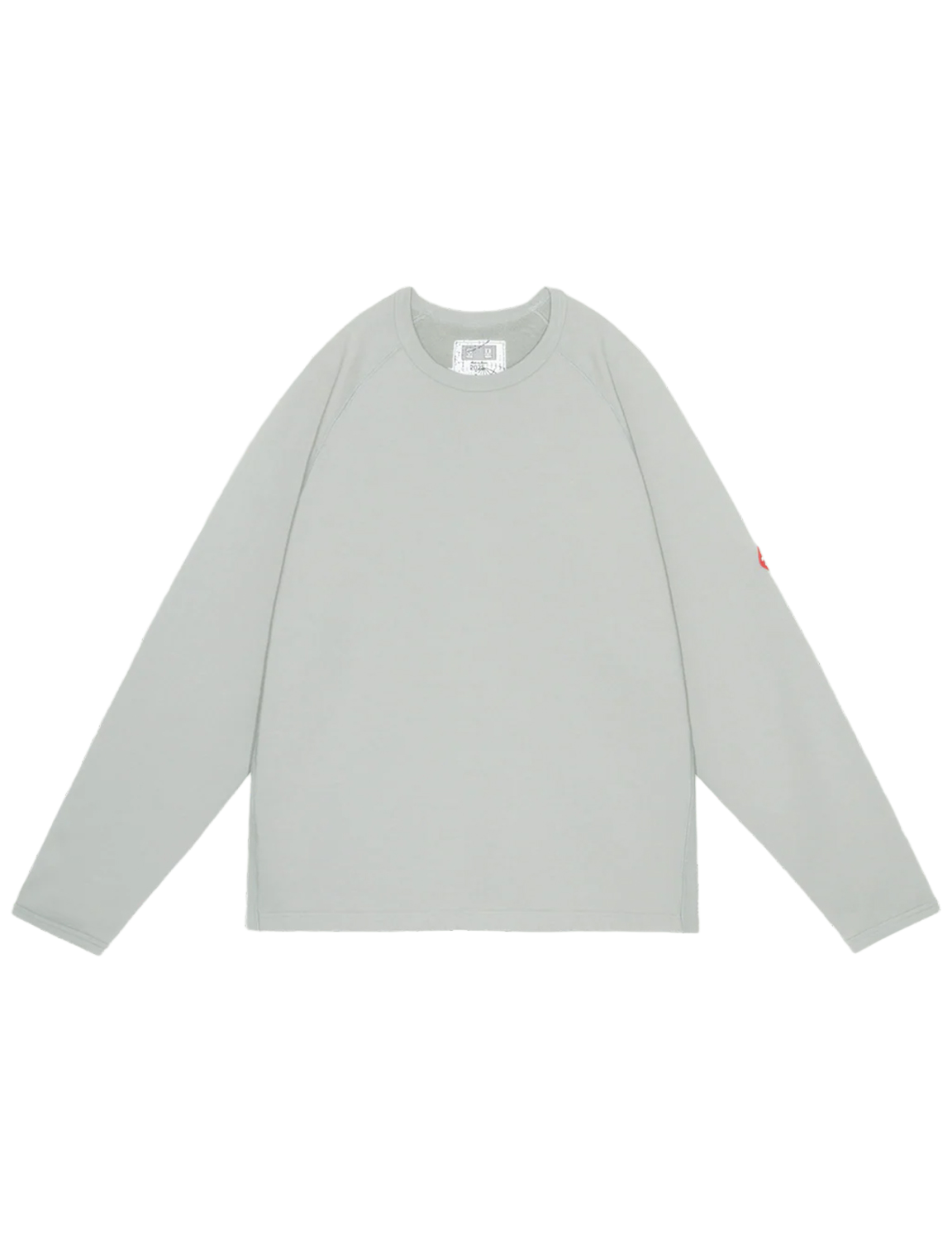 HALF PANEL RIB CREW NECK
