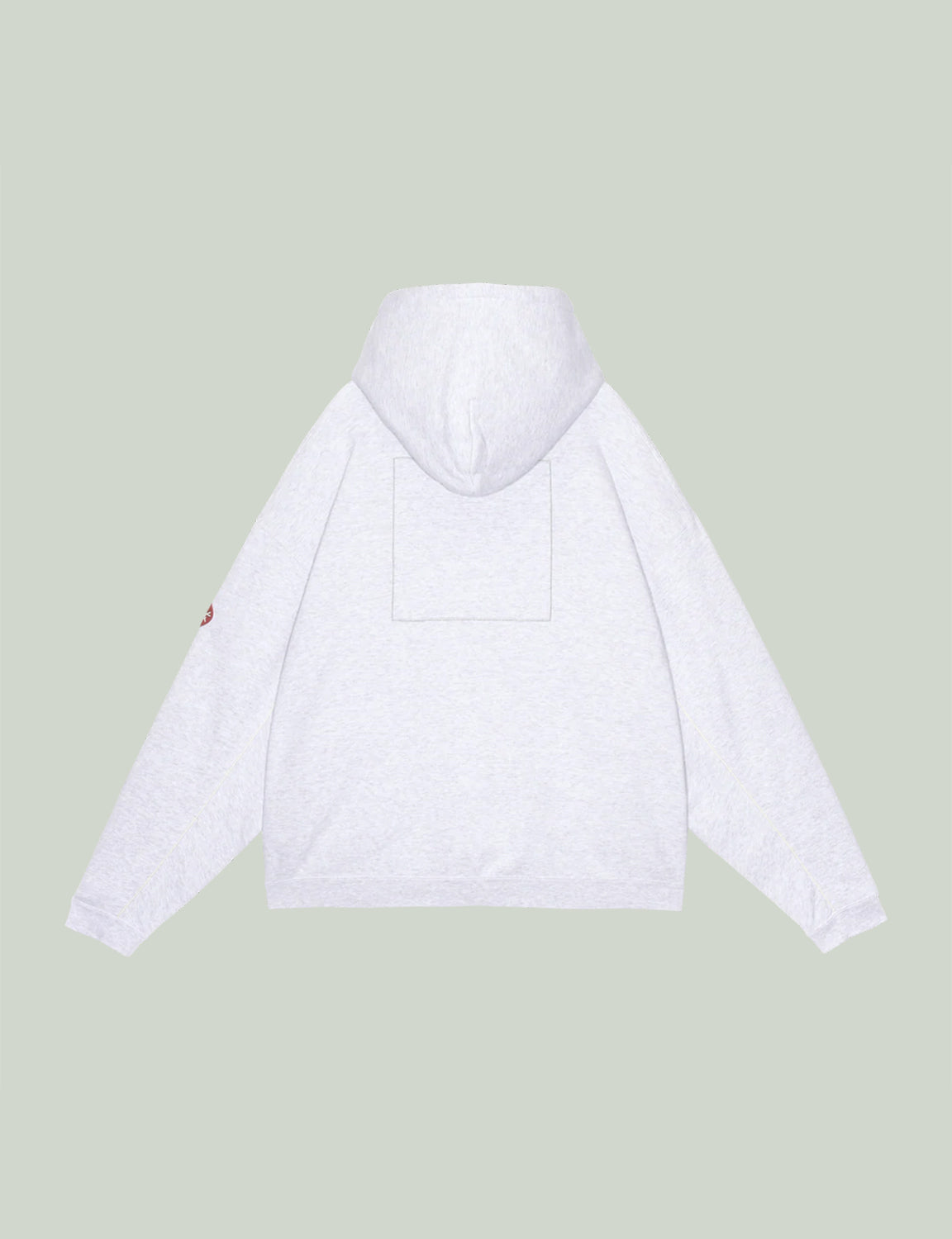 SOLID LOOSE ZIP HOODY