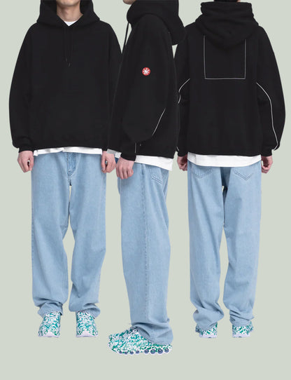 SOLID LOOSE HOODY