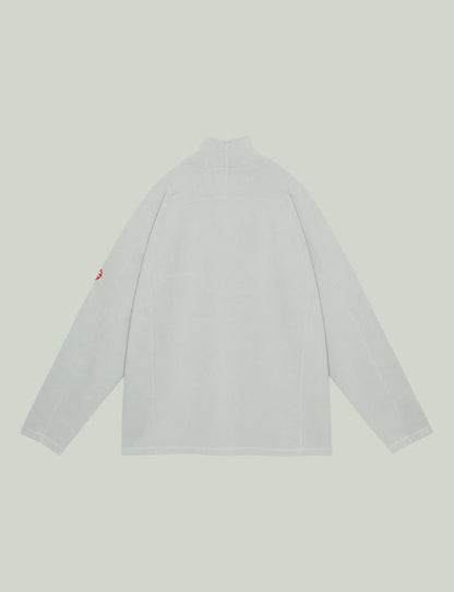 DBL KNIT HALF ZIP LONG SLEEVE