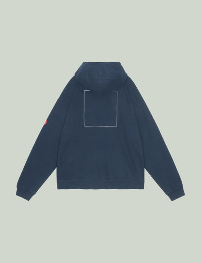 NECK SNAP DBL KNIT HOODY