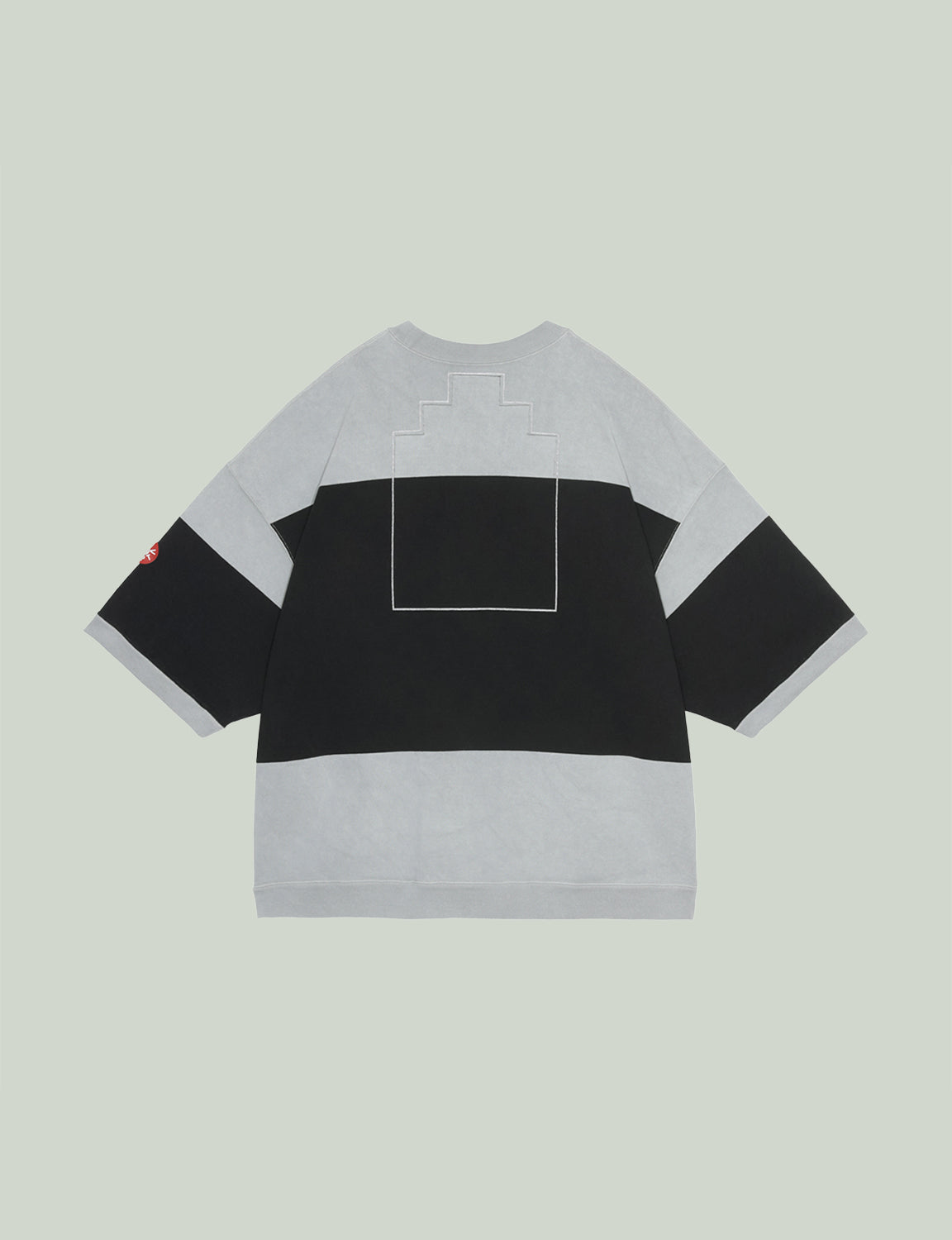 OVERDYE STRIPE SHORT SLEEVE CREW NECK