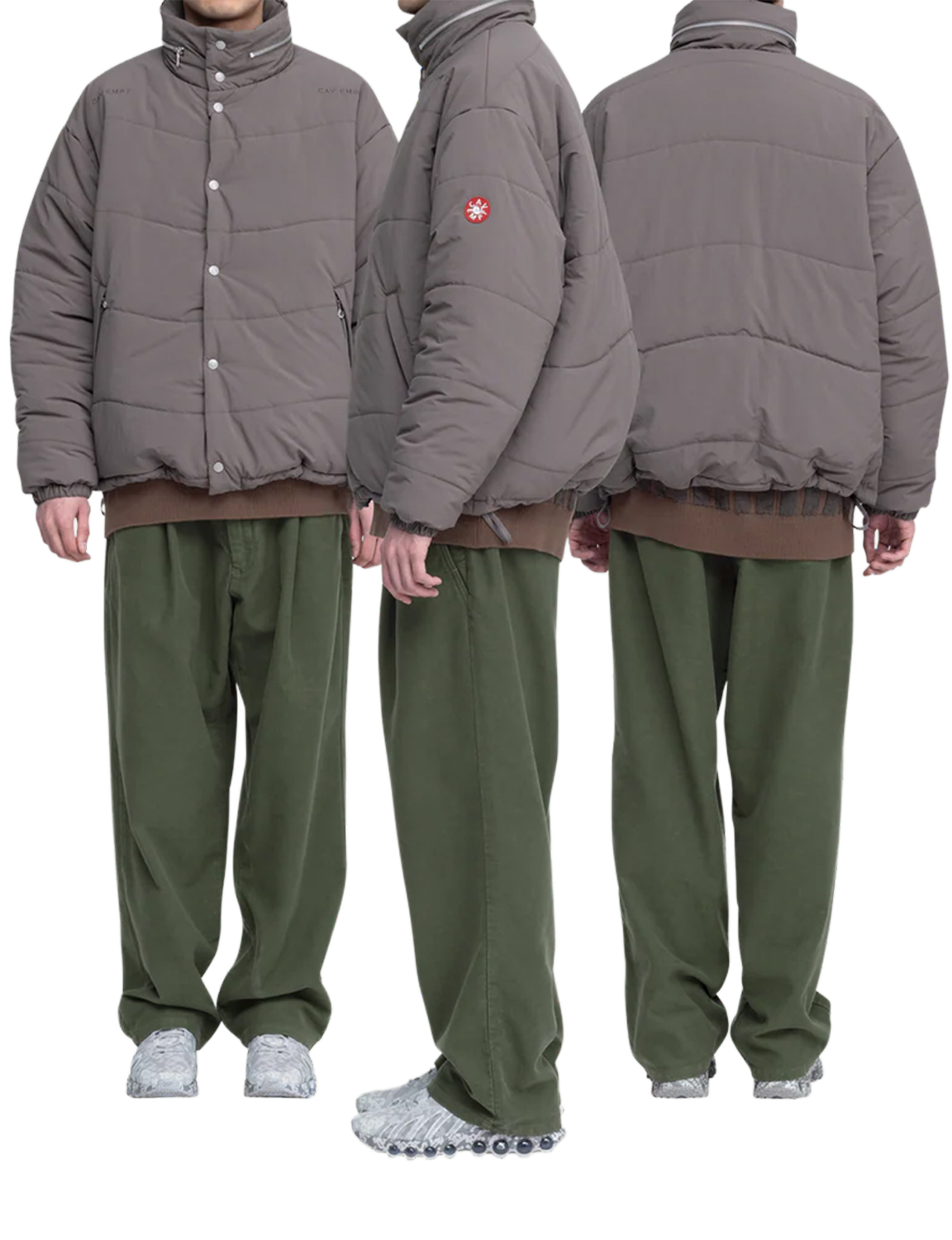 WAVE STITCH PUFF JACKET