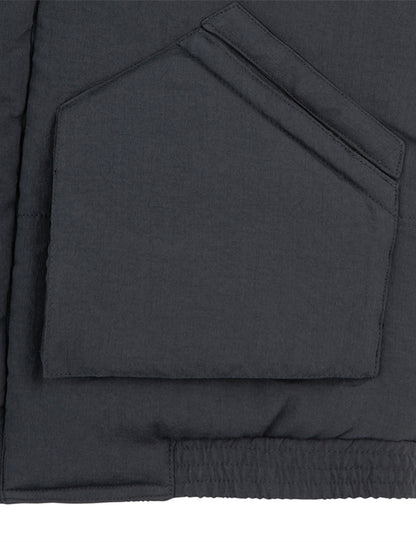 DIAGONAL FLAP PUFF JACKET