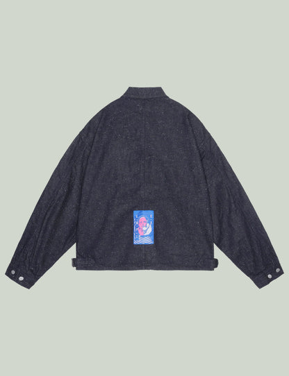 NEP DENIM TRUCKER JACKET