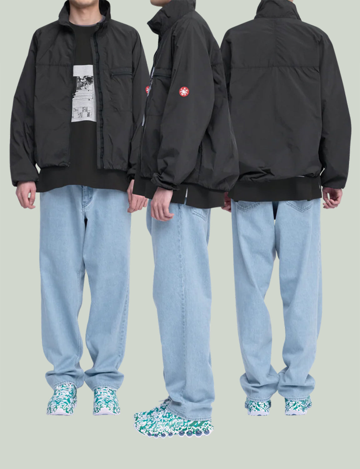 LIGHT RIP STOP ZIP JACKET