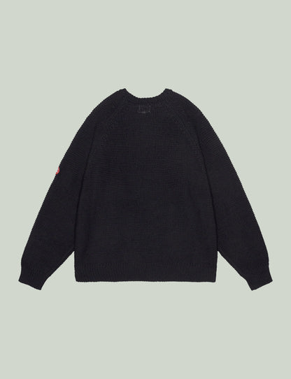 RAGLAN SLEEVE COTTON KNIT