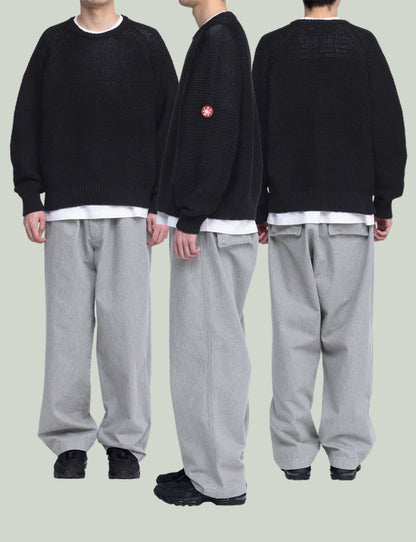 RAGLAN SLEEVE COTTON KNIT