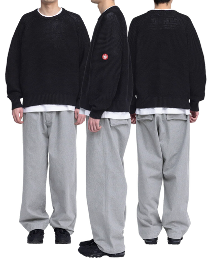 RAGLAN SLEEVE COTTON KNIT