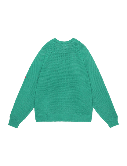 RAGLAN SLEEVE COTTON KNIT