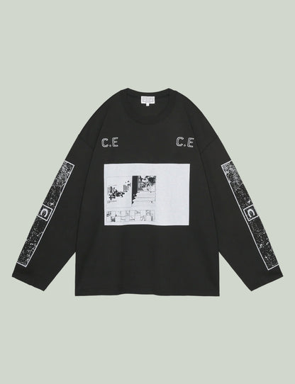 C.E CAV EMPT(シーイー) 2025aw ロンTEE 通販 ブラック