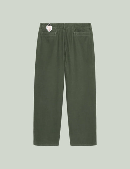 BRUSHED SOFT COTTON ONE TUCK PANTS